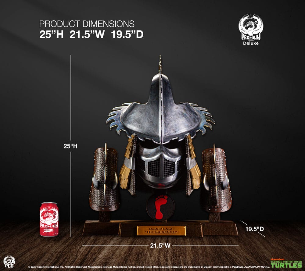 Teenage Mutant Ninja Turtles Life-Size armor set Shredder Ooze (Electroplated Edition) 63 cm 0783214379321