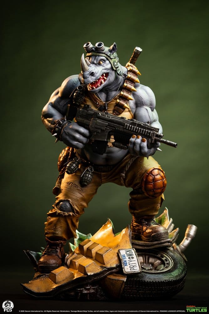 Teenage Mutant Ninja Turtles Legends Statue 1/3 Rocksteady 69 cm  0783214379857
