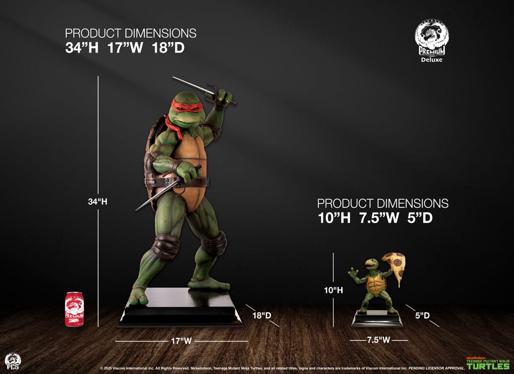 Teenage Mutant Ninja Turtles Statue 1/2 Raphael Deluxe Edition 86 cm 0783214379215