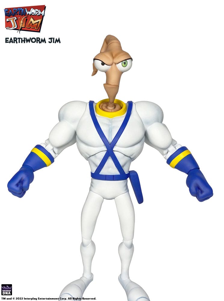 Earthworm Jim Accessory Pack Wave 1: Worm Body & Jim Heads 0653485997237