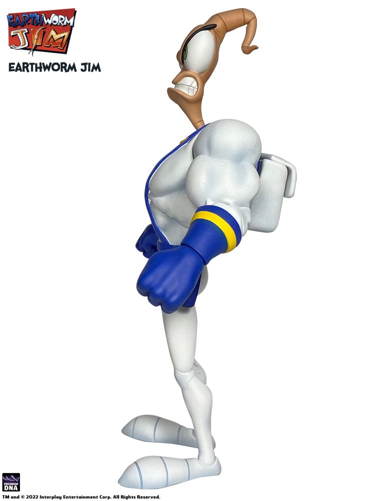Earthworm Jim Action Figure Wave 1: Earthworm Jim & Snot 15 cm 0653461762392