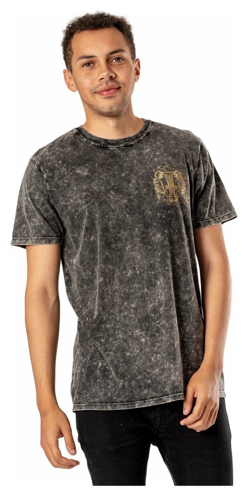 Harry Potter T-Shirt Hufflepuff Acid Wash Size S 5054015497466