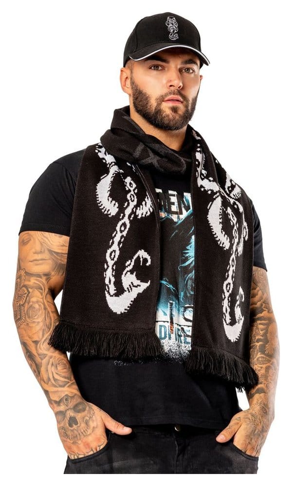 Harry Potter Scarf Dark Arts Spell Long Length Black 5054015498791