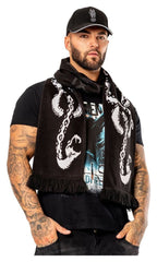 Harry Potter Scarf Dark Arts Spell Long Length Black 5054015498791