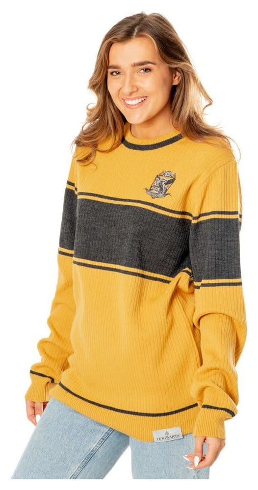 Harry Potter Kids Sweater Hufflepuff Varsity Größe XLHarry Potter Kids Sweater Hufflepuff Varsity Size XLHarry Potter sweater enfant Hufflepuff Varsity (XL)Harry Potter Sudadera niño Hufflepuff Varsity Talla XL 5054015503426
