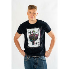 DC Comics T-Shirt The Joker Acid Wash Playing Card Größe MDC Comics T-Shirt The Joker Acid Wash Playing Card Size MDC Comics T-Shirt The Joker Acid Wash Playing Card (M)DC Comics Camiseta The Joker Acid Wash Playing Card Talla M 5054015504904