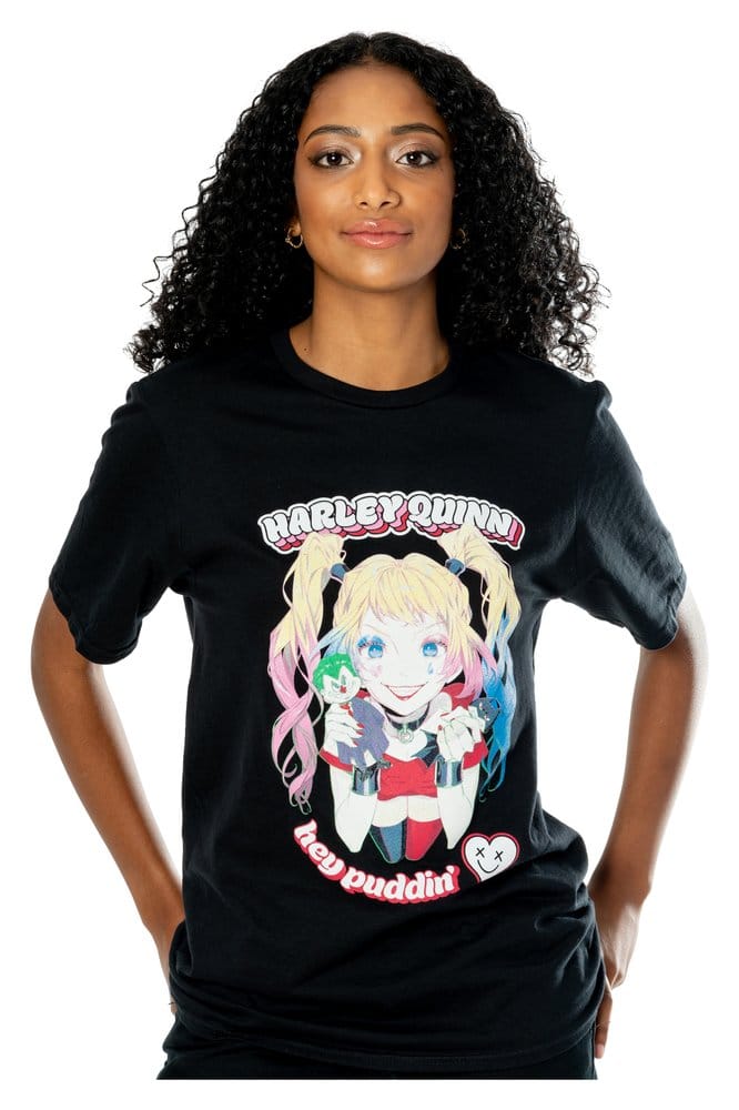 DC T-Shirt Harley Quinn Anime Puddin' Size XL 5054015508674