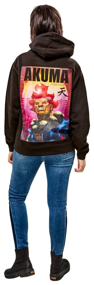 Street Fighter Hooded Sweater Akuma Reverse Size S 5054015509275