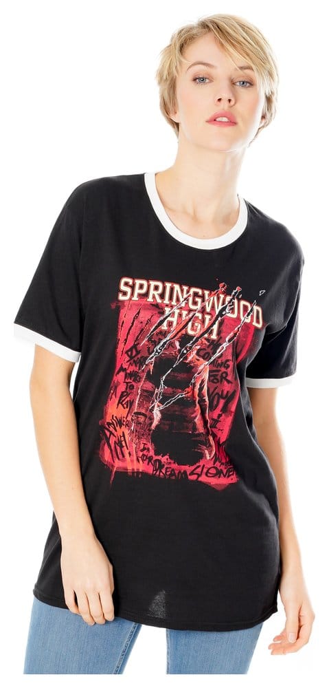 Nightmare - Mörderische Träume T-Shirt Springwood High Größe XXLA Nightmare on Elm Street T-Shirt Springwood High Size XXLLes Griffes de la nuit T-Shirt Springwood High (XXL)Pesadilla en Elm Street Camiseta Springwood High Talla XXL 5054015510011