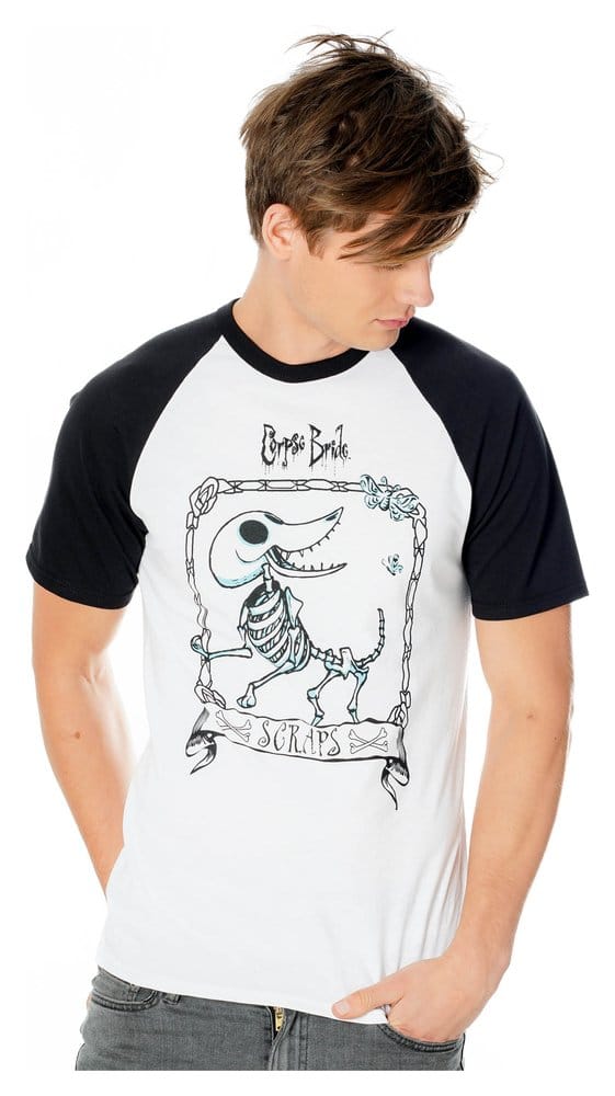 Corpse Bride T-Shirt Scraps Größe XLCorpse Bride T-Shirt Scraps Size XLLes Noces funèbres T-Shirt Scraps (XL)La novia cadáver Camiseta Scraps Talla XL 5054015510400