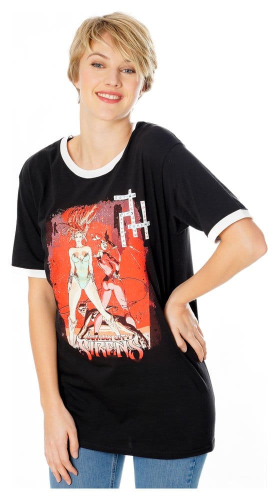 Gotham City Sirens T-Shirt Crossword Black Ringer Größe MGotham City Sirens T-Shirt Crossword Black Ringer Size MGotham City Sirens T-Shirt Crossword Black Ringer (M)Gotham City Sirens Camiseta Crossword Black Ringer Talla M 5054015510608