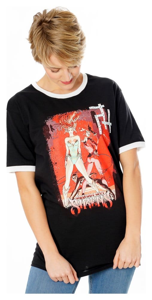 Gotham City Sirens T-Shirt Crossword Black Ringer Größe XXLGotham City Sirens T-Shirt Crossword Black Ringer Size XXLGotham City Sirens T-Shirt Crossword Black Ringer (XXL)Gotham City Sirens Camiseta Crossword Black Ringer Talla XXL 5054015510639