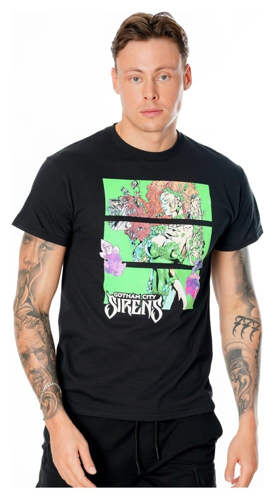Gotham City Sirens T-Shirt Poison Ivy Sirens Cash Black Size S 5054015510646