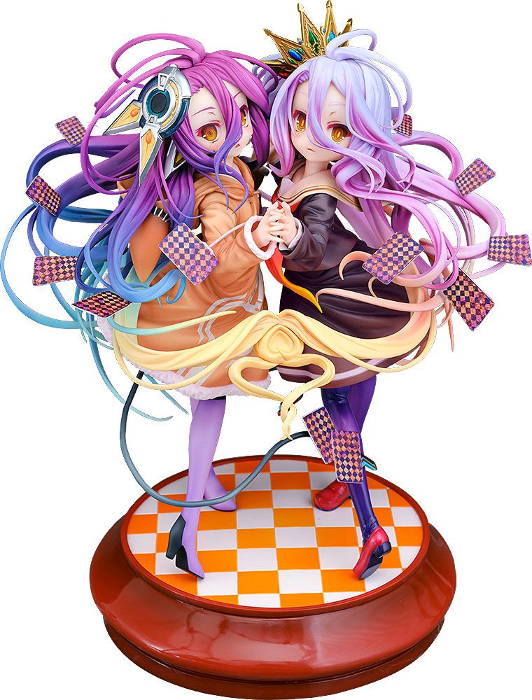 No Game No Life Statue 1/7 Shiro & Schwi 22 Cm - Amuzzi