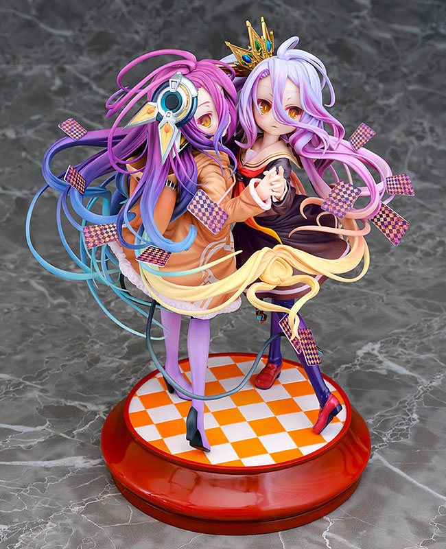 No Game No Life Statue 1/7 Shiro & Schwi 22 Cm - Amuzzi