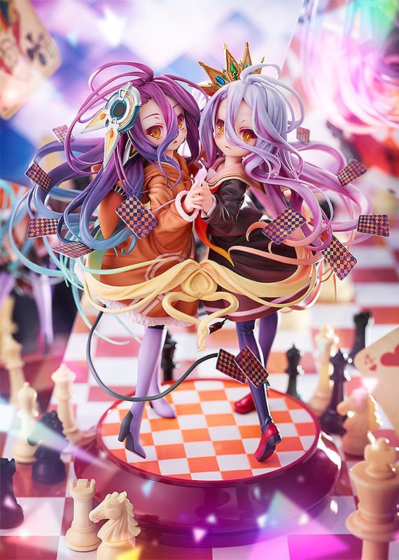 No Game No Life Statue 1/7 Shiro & Schwi 22 Cm - Amuzzi