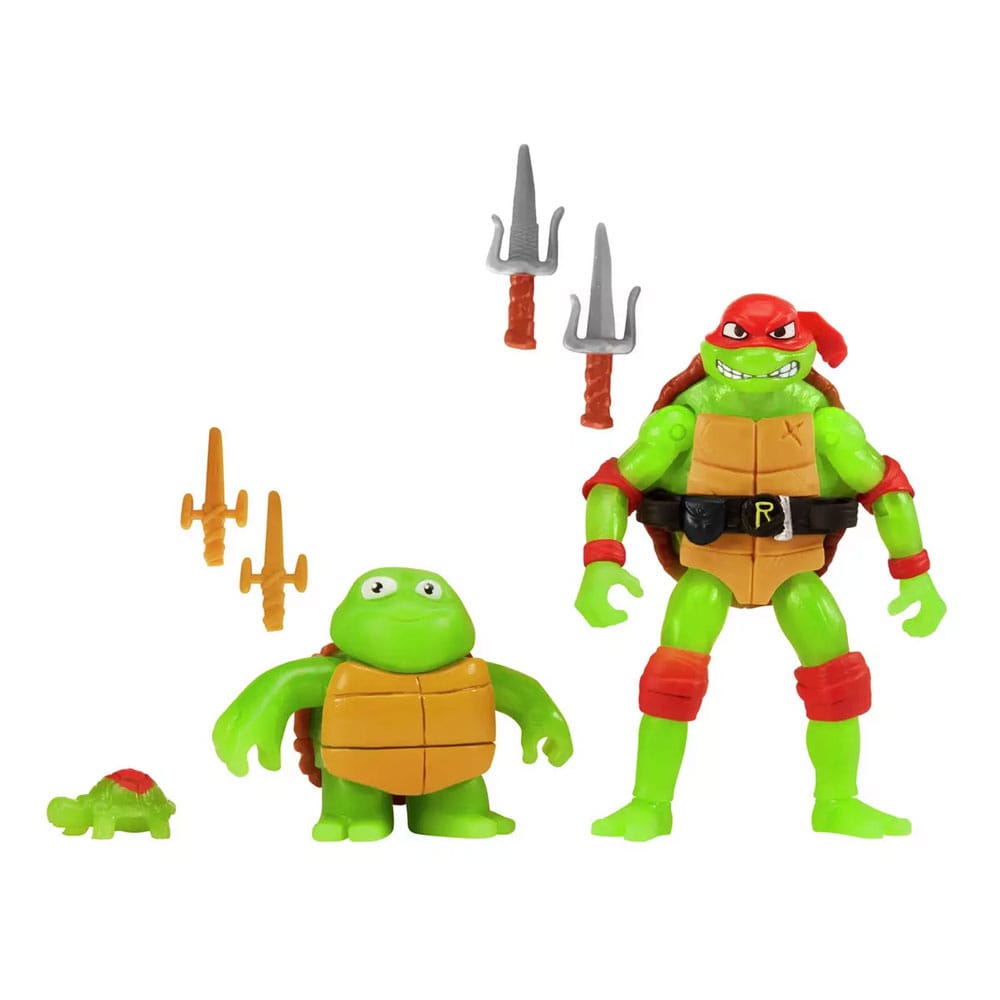 Teenage Mutant Ninja Turtles: Mutant Mayhem Action Figure 3-Pack Raphael Evolution 10 cm 0043377835844