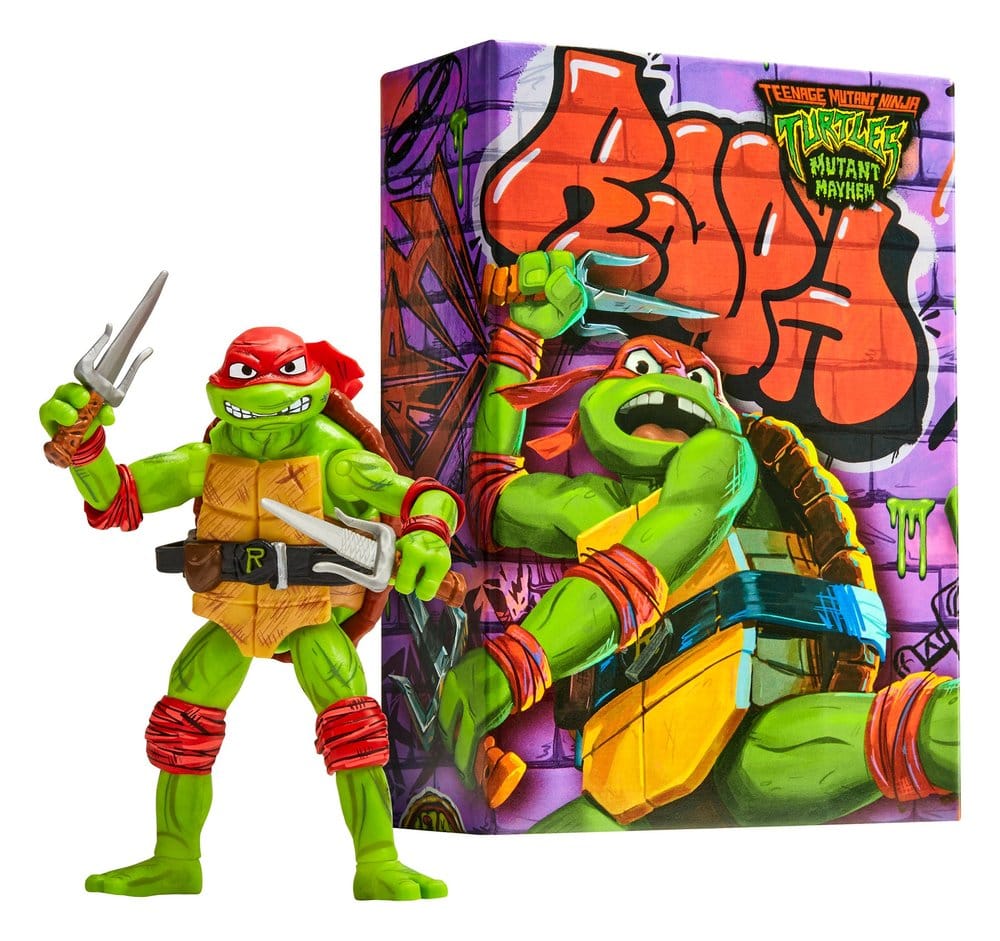 Teenage Mutant Ninja Turtles: Mutant Mayhem Action figure Comic Con Raphael 18 cm 043377833796