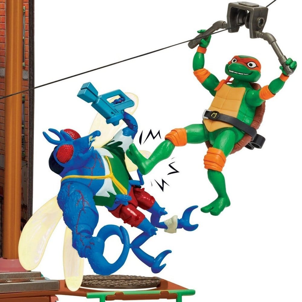 Teenage Mutant Ninja Turtles: Mutant Mayhem Playset Sewer Lair New Version 0043377834755