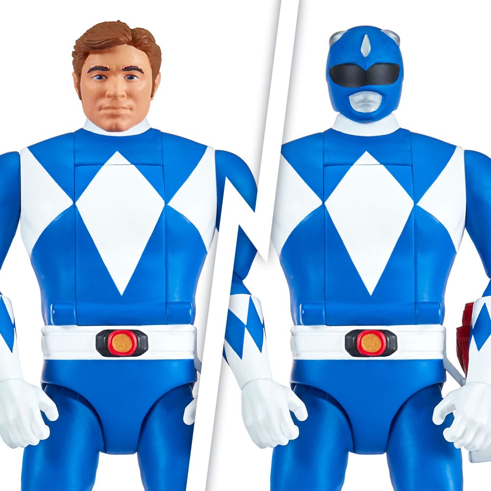 Mighty Morphin Power Rangers Action Figure Auto-Morphin Blue Ranger 12 cm 0043377680413