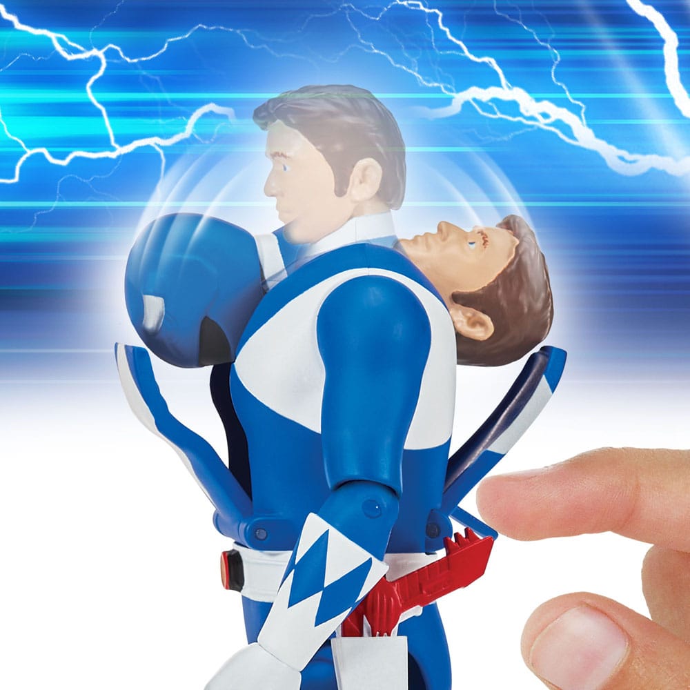 Mighty Morphin Power Rangers Action Figure Auto-Morphin Blue Ranger 12 cm 0043377680413