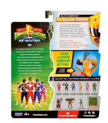 Mighty Morphin Power Rangers Action Figure Auto-Morphin Yellow Ranger 12 cm 043377680420