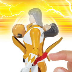 Mighty Morphin Power Rangers Action Figure Auto-Morphin Yellow Ranger 12 cm 043377680420