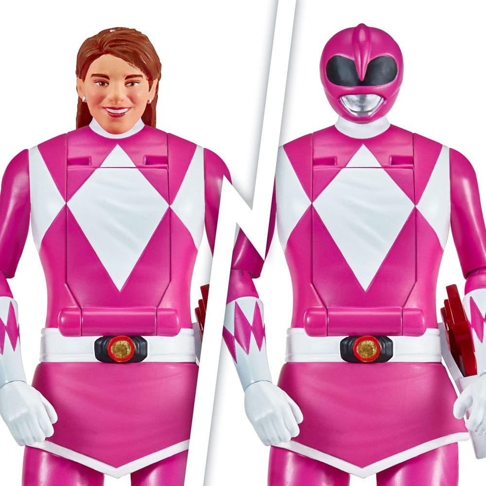 Mighty Morphin Power Rangers Action Figure Auto-Morphin Pink Ranger 12 cm 0043377680437