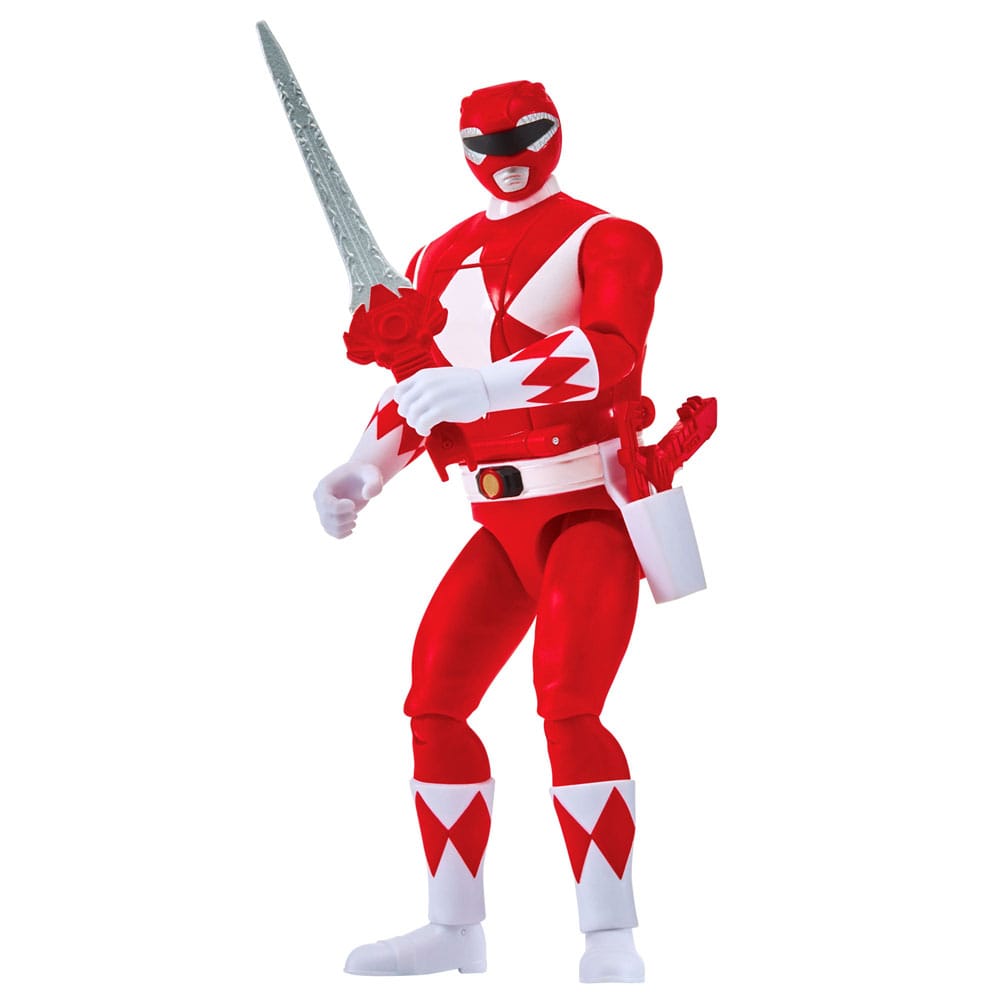 Mighty Morphin Power Rangers Action Figure Auto-Morphin Red Ranger 12 cm 0043377680451