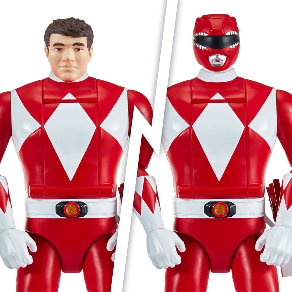 Mighty Morphin Power Rangers Action Figure Auto-Morphin Red Ranger 12 cm 0043377680451