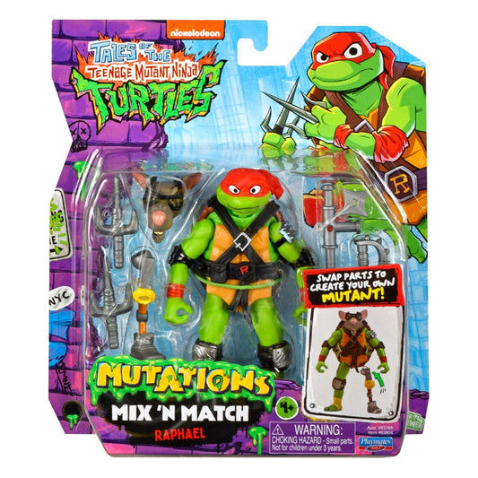 Tales of the Teenage Mutant Ninja Turtles Mix 'n Match Action Figure Raphael 12 cm 0043377838043