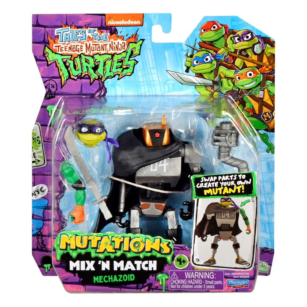 Tales of the Teenage Mutant Ninja Turtles Mix 'n Match Action Figure Mechazoid 12 cm 043377838081