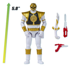 Power Rangers Auto-Morphin Action Figure White Ranger 15 cm 0043377680475