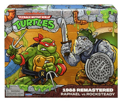 Teenage Mutant Ninja Turtles: Remastered Action Figures Raphael vs. Rocksteady 0043377847229
