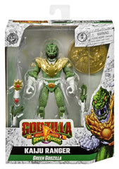 Mighty Morphin Power Rangers x Godzilla Action Figure Green Godzilla 0043377679332