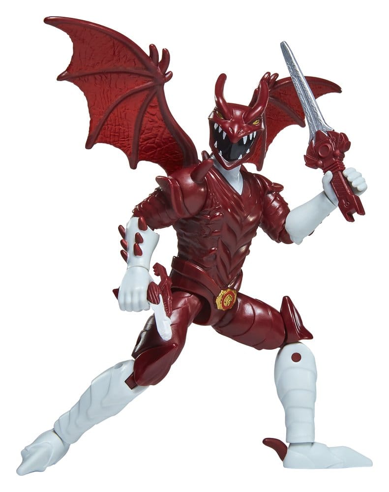 Mighty Morphin Power Rangers x Godzilla Action Figure Red Rodan 0043377679349