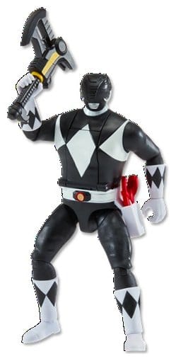 Mighty Morphin Power Rangers Season 2 Auto-Morphin Action Figure Black Ranger 0043377681656