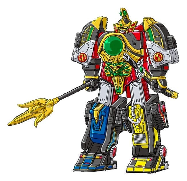 Mighty Morphin Power Rangers Thunder Megazord with Mega Power Sword Action Figure 28 cm 0043377686958