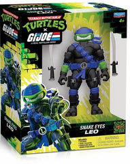 Teenage Mutant Ninja Turtles x G.I. Joe Crossover Classics Action Figure Leonardo x Snake Eyes 12 cm 0043377819011