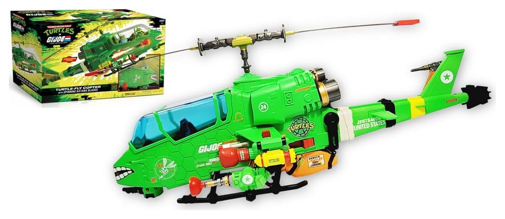 Teenage Mutant Ninja Turtles x G.I. Joe Crossover Classics Vehicle Turtle-Fly Copter 0043377819318