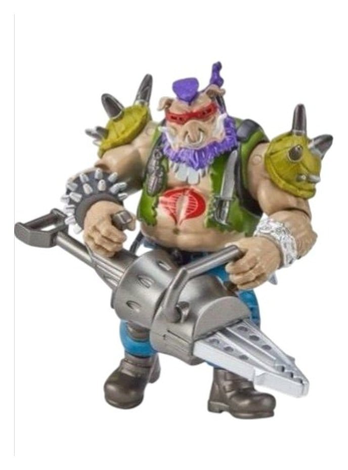 Teenage Mutant Ninja Turtles x G.I. Joe Crossover Classics Action Figure Bebop x Dreadnok Ripper 12 cm 0043377819332