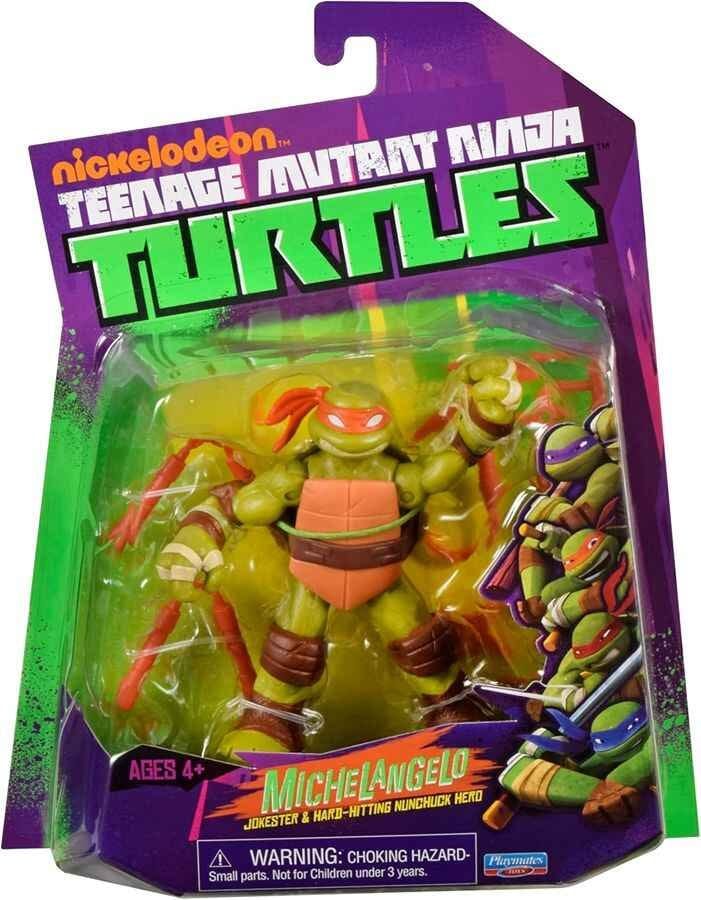 Teenage Mutant Ninja Turtles World of TMNT Action Figure Michelangelo 11 cm 043377838678