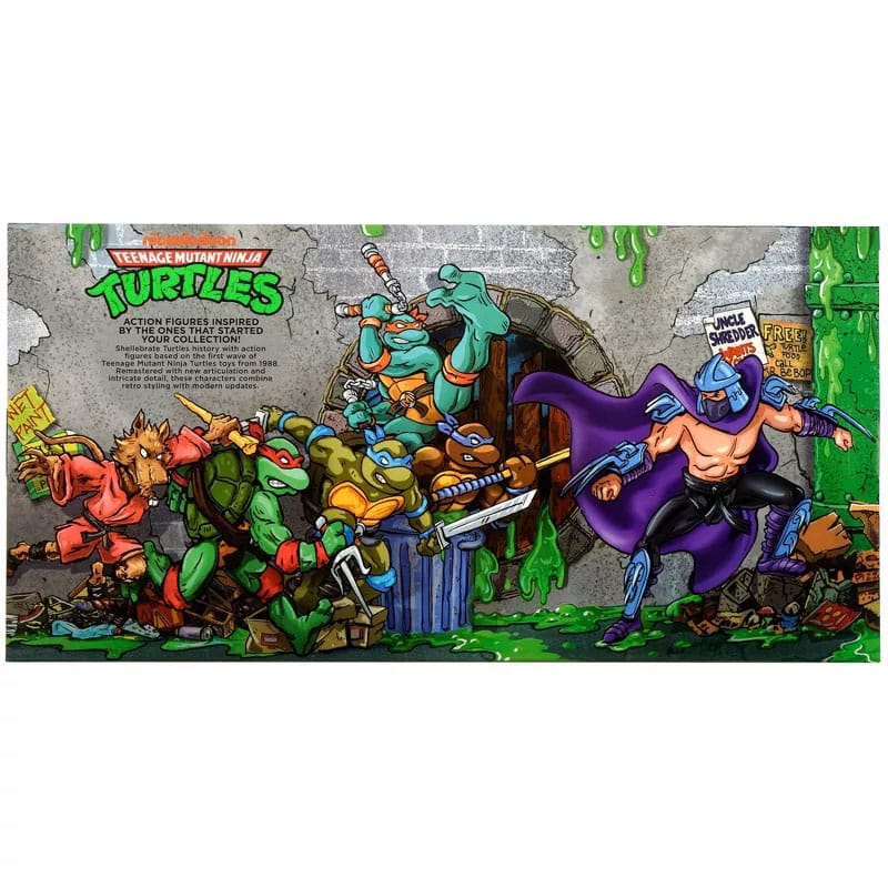 Teenage Mutant Ninja Turtles 6-Pack Action Figures 1988 Remastered heo EU Exclusive  0043377846963