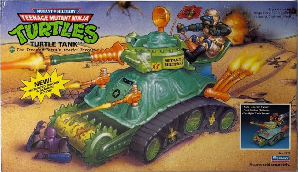 Teenage Mutant Ninja Turtles Vehicle Turtle Tank heo EU Exclusive 25 cm  043377055716