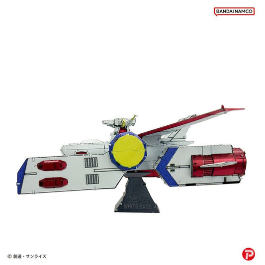 Mobile Suit Gundam Metallic Nano Puzzle Model Kit White Base 6 cm   4905823220580