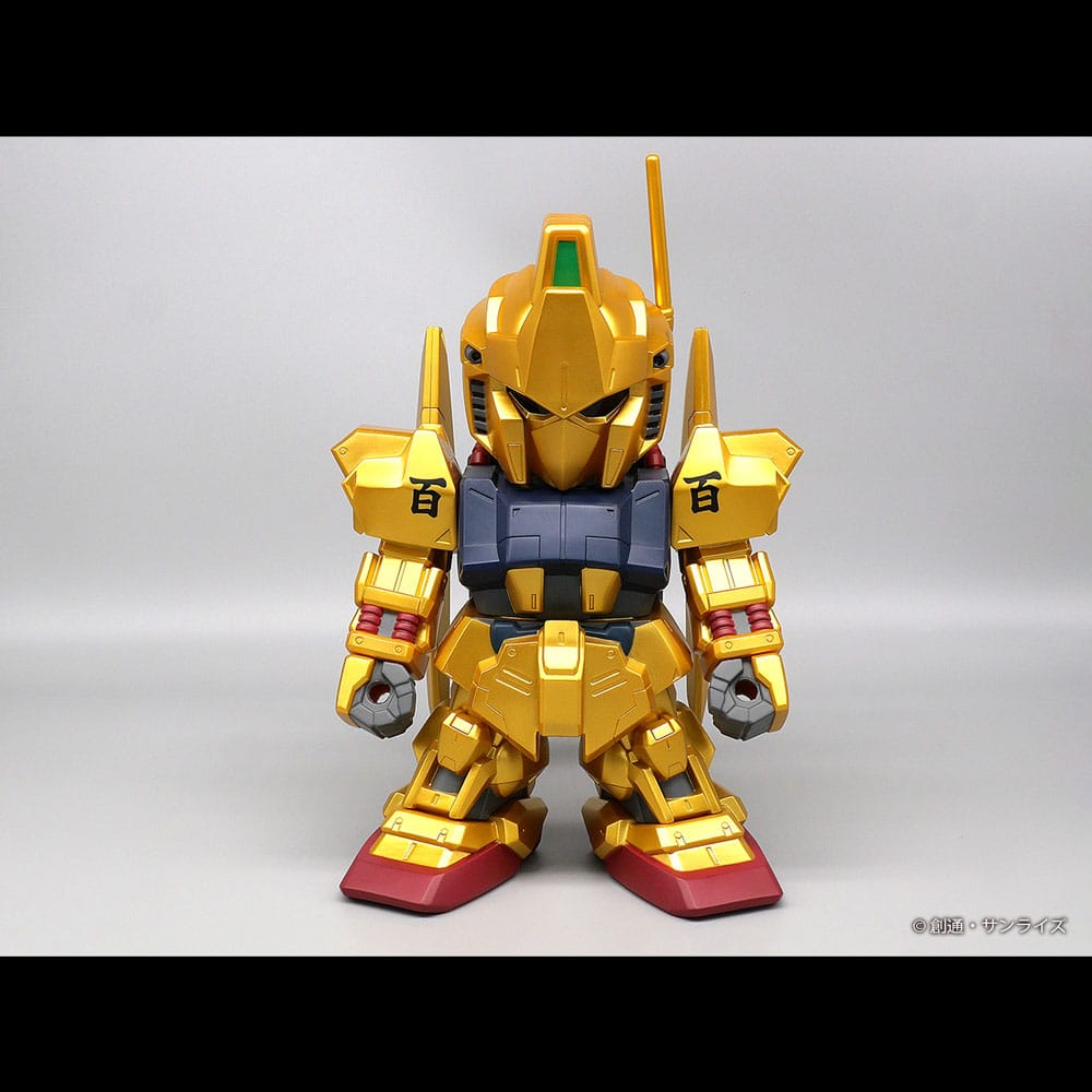 Mobile Suit Gundam Jumbo Sofbi Vinyl Figure Hyakushiki Gold Ver. 30 cm   4562182362452