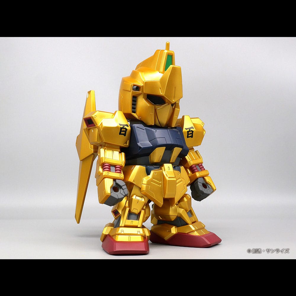 Mobile Suit Gundam Jumbo Sofbi Vinyl Figure Hyakushiki Gold Ver. 30 cm   4562182362452