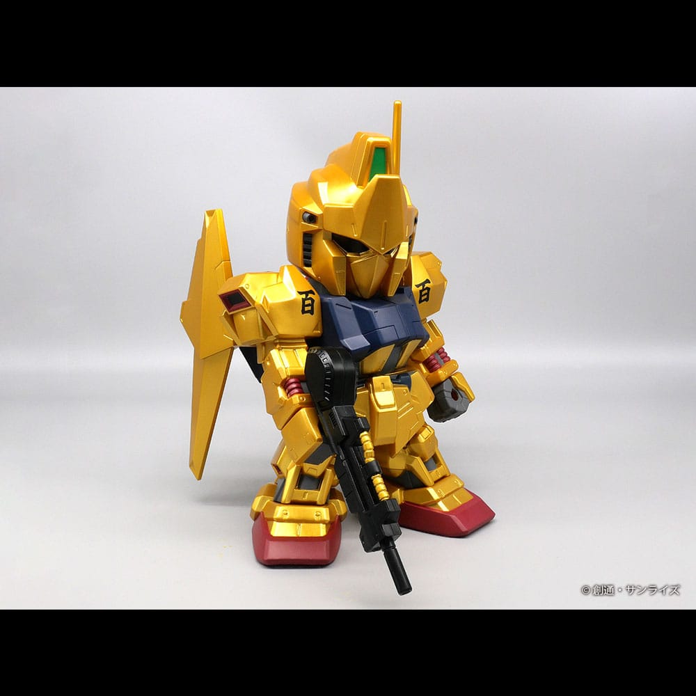 Mobile Suit Gundam Jumbo Sofbi Vinyl Figure Hyakushiki Gold Ver. 30 cm   4562182362452