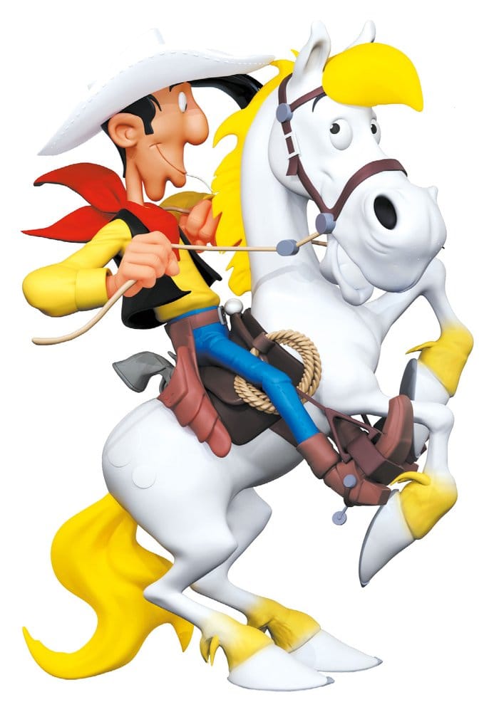 Lucky Luke Resin Statue Lucky Luke on Rearing Jolly Jumper 25 cm 3521320003924