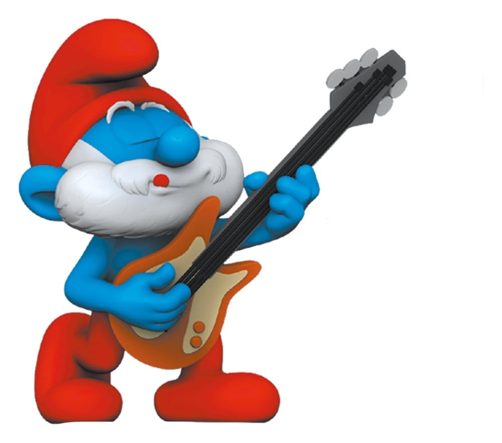 The Smurfs PVC Figure Papa Smurf with Guitar 5.5 cm 3521320400327